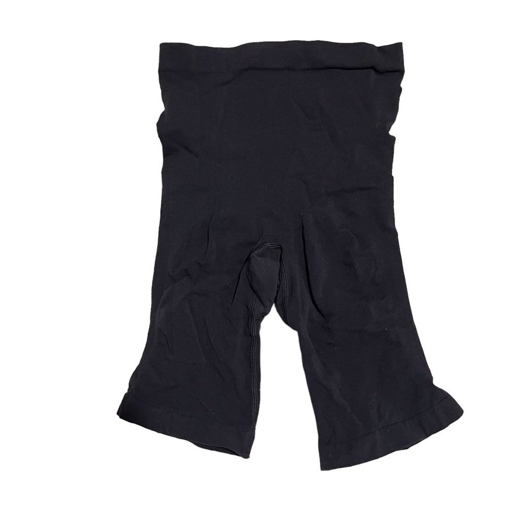 Skims Sculpting Shirt Above The Knee Open Gusset Black Size 2X 3X - Picture 3 of 9